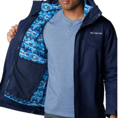 JAQUETA MASCULINA INTERCHANGE FLEECE BUGABOO II AZUL COLLEGIATE NAVY WO1273-466 COLUMBIA - comprar online