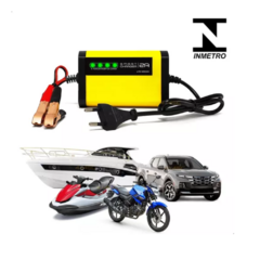 CARREGADOR DE BATERIA AUTOMOTIVA 12V 2A COM INDICATIVO DE CARGA SMART CHARGER na internet