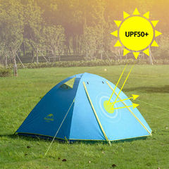 BARRACA PRO SERIES 4P UPF50+ ALUMINIO LARANJA NATUREHIKE - Terratop Aventura