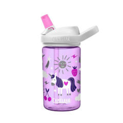 GARRAFA KIDS PLÁSTICA 400ML EDDY ROXO UNICÓRNIO CAMELBACK