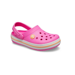 SANDÁLIA INFANTIL CROCBAND ELECTRIC PINK/CANTALOUPE 2045376QZ CROCS - loja online