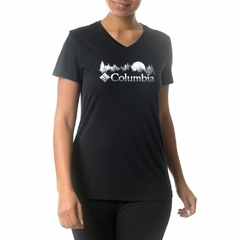 CAMISETA FEMININA MANGA CURTA MOONRISE PRETO 321034010 COLUMBIA