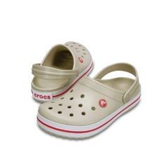 SANDÁLIA FEMININA CROCBAND CLOG BEGE STUCCO MELON 110161AS CROCS