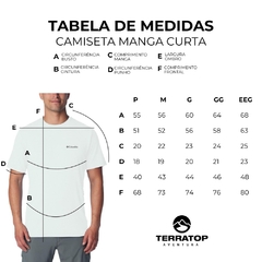 CAMISETA MASCULINA MANGA CURTA MALHA BASIC LOGO BRANCO 320373100 COLUMBIA - comprar online