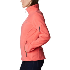 JAQUETA FEMININA FLEECE FAST TREK II FULL ZIP ROSA BLUSH PINK EL6081-614 COLUMBIA - Terratop Aventura