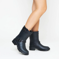 Imagem do BOTA FEMININA IMPERMEÁVEL BUMP CANO CURTO BY HN SPIKE PRETO MATTE KTHN028PR KESTTOU