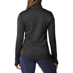 JAQUETA FEMININA FLEECE PARK VIEW GRID FULL ZIP PRETO AK9965-010 COLUMBIA - Terratop Aventura