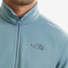 BLUSÃO MASCULINO FLEECE 1/4 ZIP PULOVER TKA 100 GLACIER AZUL C744NA9L THE NORTH FACE - comprar online