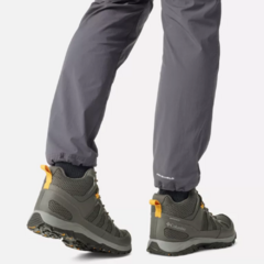 BOTA MASCULINA IMPERMEÁVEL WATERPROF GRANITE TRAIL CINZA E AMARELO BM8748-089 COLUMBIA