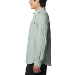 CAMISA MASCULINA MANGA LONGA SILVER RIDGE 2.0 VERDE LIME CHILL AO0651-350 COLUMBIA - comprar online