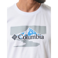 CAMISETA MASCULINA MANGA CURTA MALHA PEAK 2 RIVER BRANCO 321052100 COLUMBIA - comprar online