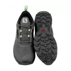 TÊNIS FEMININO X-RENDER GTX IMPERMEÁVEL PRETO E VERDE 416966 SALOMON na internet