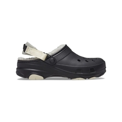 SANDÁLIA FEMININA ALL TERRAIN LINED CLOG COM FORRO PRETO E CINZA 207936001 CROCS - comprar online