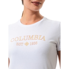 CAMISETA FEMININA MANGA CURTA MALHA CSC TRADITION BRANCO 321066100 COLUMBIA - comprar online