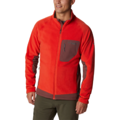 JAQUETA MASCULINA FLEECE TITAN PASS 2.0 FULL ZIP VERMELHO AO0238-839 COLUMBIA