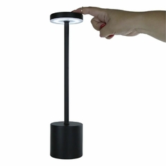 LUMINÁRIA RECARREGÁVEL LED 40 LÚMENS TABLE LIGHT PRETO NAUTIKA