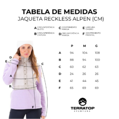 Imagem do BLUSÃO FEMININO FLEECE 1/4 ZIP RECKLESS BEGE E ROXO 2075018111RX02 ALPEN