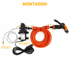 MINI LAVA JATO AUTOMOTIVO C/ BOMBA DE AGUA 12V SC - comprar online