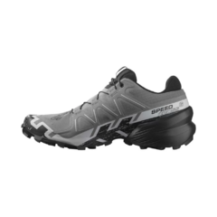 TÊNIS MASCULINO SPEEDCROSS 6 CINZA E PRETO 417380 SALOMON na internet