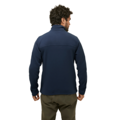 JAQUETA MASCULINA FLEECE TKA GLACIER FULL ZIP AZUL ESCURO A007N8K2 THE NORTH FACE - comprar online