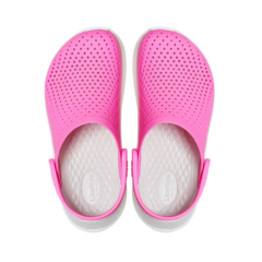 SANDÁLIA FEMININA LITERIDE ELETRIC PINK/WHITE 2059646QR CROCS na internet