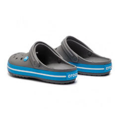 SANDÁLIA MASCULINA CROCBAND CINZA CHARCOAL/AZUL OCEAN X1101607W CROCS - comprar online