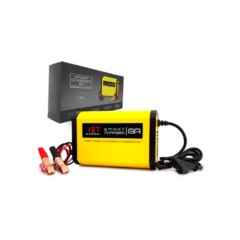 CARREGADOR DE BATERIA AUTOMOTIVA 12V 6A COM INDICATIVO DE CARGA SMART CHARGER