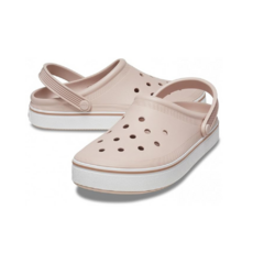 SANDÁLIA FEMININA CROCBAND OFF COURT CLOG ROSA CLAY X2083716TY CROCS