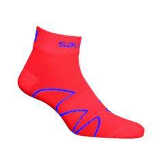 MEIA FEMININA XA SPEED V AZUL E VERMELHO 10474W SALOMON