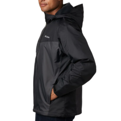 JAQUETA MASCULINA GLENNAKER SHERPA LINED CORTA VENTO PRETO XM0676-012 COLUMBIA - comprar online