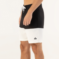 SHORTS MASCULINO BOARD TACTEL SUNDOWN PRETO E BRANCO 207500805309001 ALPEN - comprar online