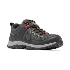 TÊNIS MASCULINO IMPERMEÁVEL WATERPROOF GRANITE TRAIL PRETO E VERMELHO BM7738-011 COLUMBIA