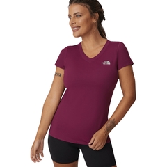 CAMISETA FEMININA MANGA CURTA DRY FPU 50 HYPER TEE VINHO A003NI0H THE NORTH FACE