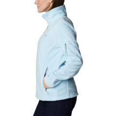 JAQUETA FEMININA FLEECE FAST TREK II FULL ZIP AZUL SPRING BLUE EL6081-490 COLUMBIA - loja online