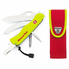 CANIVETE 13F RESCUETOOL FLUORESCENTE C/ BAINHA 0.8623.MWN VICTORINOX - Terratop Aventura