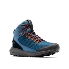 BOTA MASCULINA IMPERMEÁVEL WATERPROF TRAILSTORM MID AZUL COBALT BM0155-403 COLUMBIA