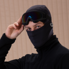 BALACLAVA UNISSEX UV DRY PRETO 2075075004PR01 ALPEN