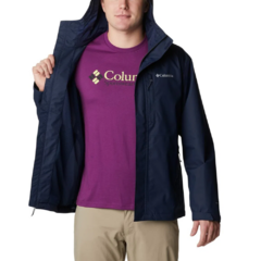 JAQUETA MASCULINA ANORAK HIKEBOUND CORTA VENTO AZUL MARINHO WM6848-464 COLUMBIA - comprar online