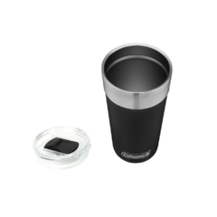 COPO TÉRMICO DE CERVEJA C/ TAMPA 600ML PRETO COLEMAN - Terratop Aventura