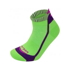 MEIA FEMININA RUNNING MINI X3IW T3 VERDE LORPEN