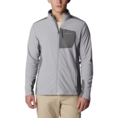 JAQUETA MASCULINA FLEECE FULL ZIP KLAMATH RANGE CINZA GREY AM5048-039 COLUMBIA