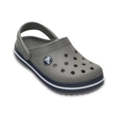 SANDÁLIA INFANTIL CROCBAND CLOG K CINZA SMOKE E AZUL NAVY X20700605H CROCS - comprar online