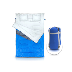 SACO DE DORMIR KUPLE CASAL 5C-1C-5C AZUL NAUTIKA