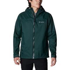 JAQUETA MASCULINA ANORAK EVAPOURATION CORTA VENTO VERDE SPRUCE RM2023-370 COLUMBIA