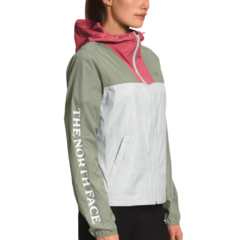 JAQUETA FEMININA CYCLONE HOODIE CORTA VENTO ROSA E VERDE NF0A7UKQ6K6 THE NORTH FACE - comprar online