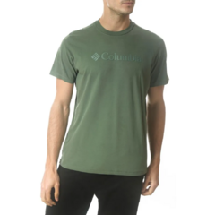 CAMISETA MASCULINA MANGA CURTA BASIC LOGO II BRANDED SHADOW VERDE 321015303 COLUMBIA