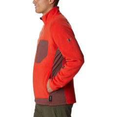 JAQUETA MASCULINA FLEECE TITAN PASS 2.0 FULL ZIP VERMELHO AO0238-839 COLUMBIA - comprar online