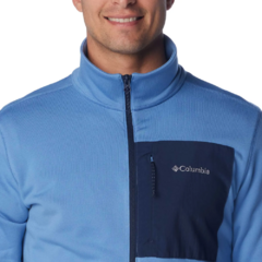 JAQUETA MASCULINA FLEECE FULL ZIP HIKE AZUL AO8850-479 COLUMBIA - comprar online