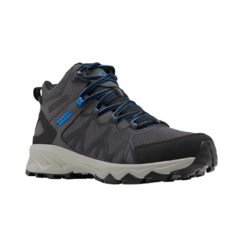 BOTA MASCULINA IMPERMEÁVEL OUTDRY PEAKFREAK II MID CINZA E AZUL BM7573-089 COLUMBIA