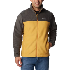 JAQUETA MASCULINA FLEECE STEENS MOUNTAIN FULL ZIP AMARELO E CINZA WM3220-004 COLUMBIA